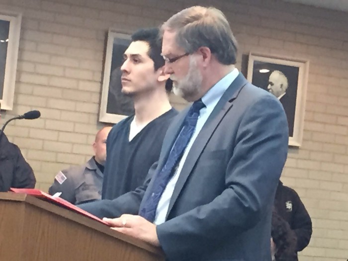 Man convicted of high school break-in back in court.