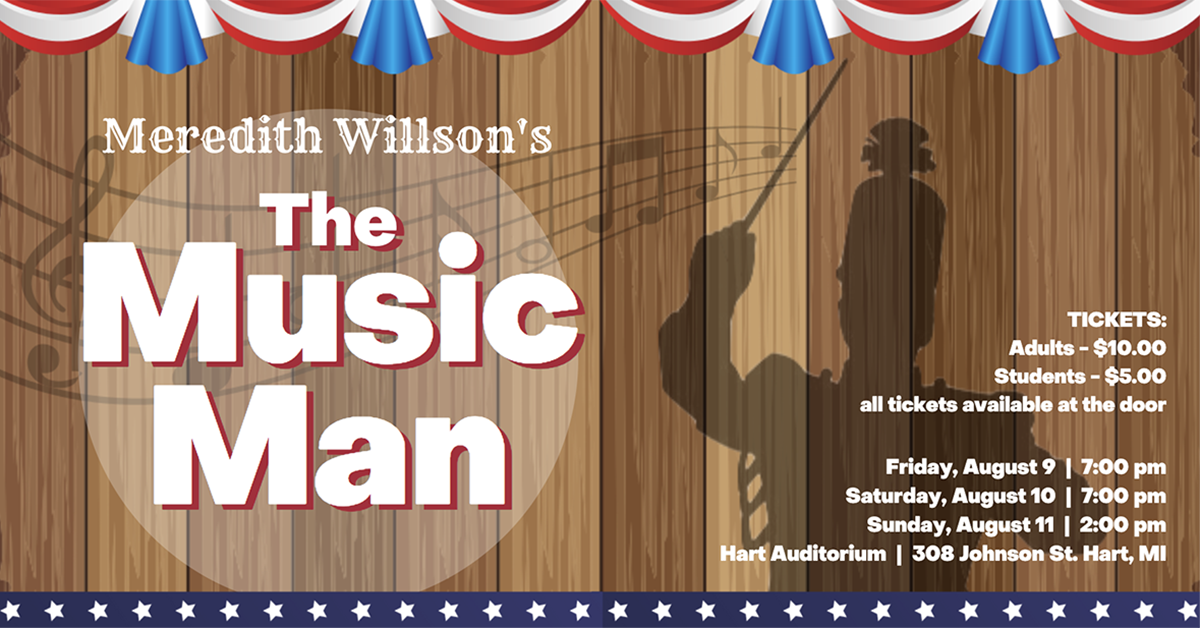 Hart community theater presents ‘The Music Man’