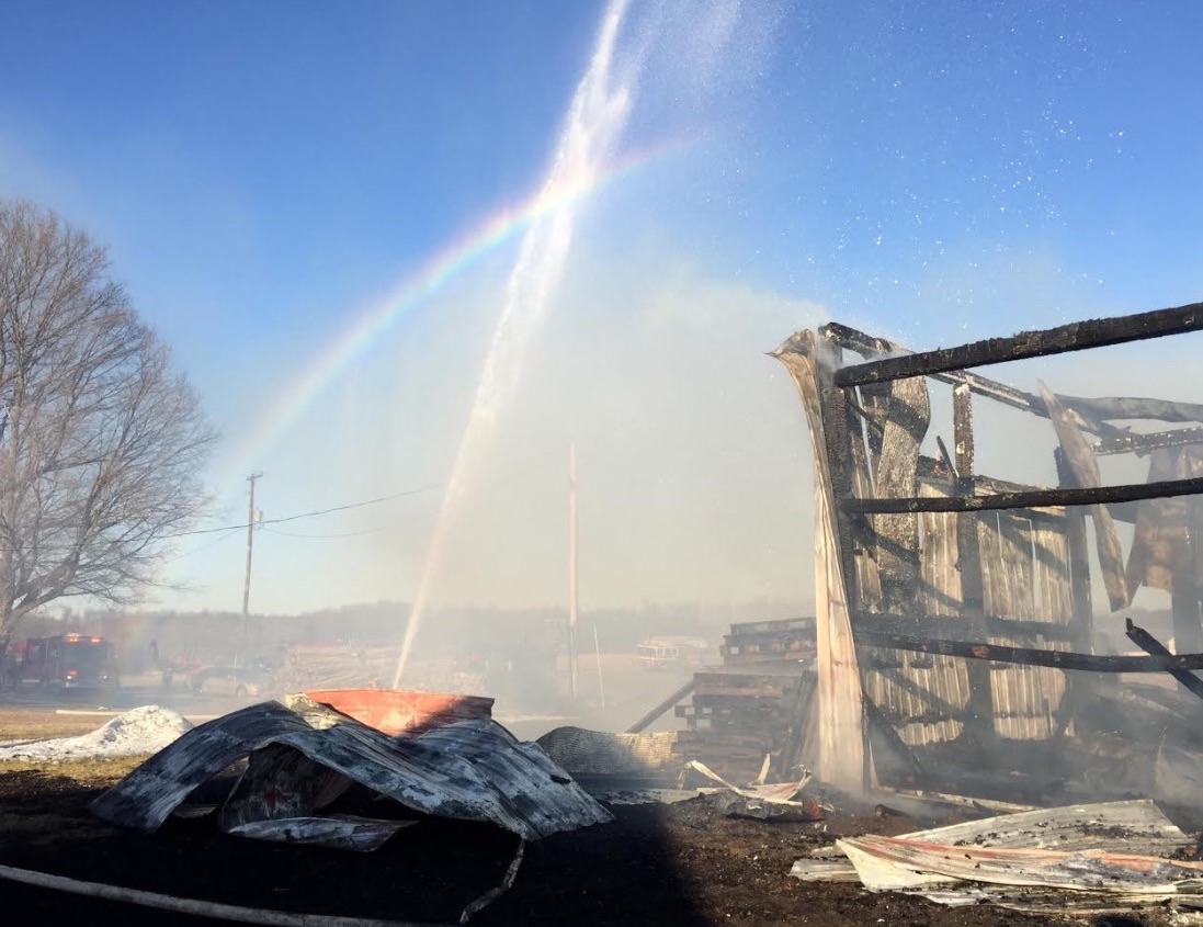 Centuries-old Barn Burns Down, Firefighter Hurt By Falling Debris ...