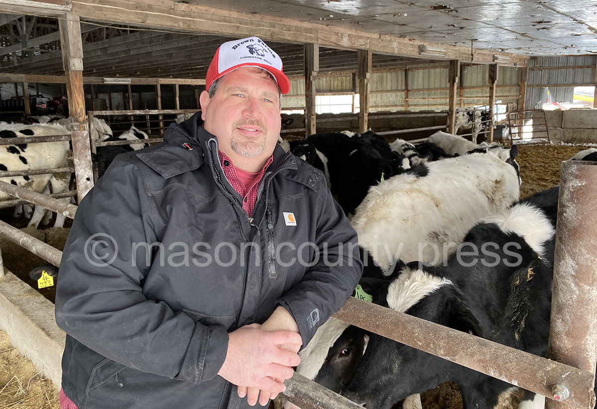 Brad Brown, addicted to farming. | OceanaCountyPress.com