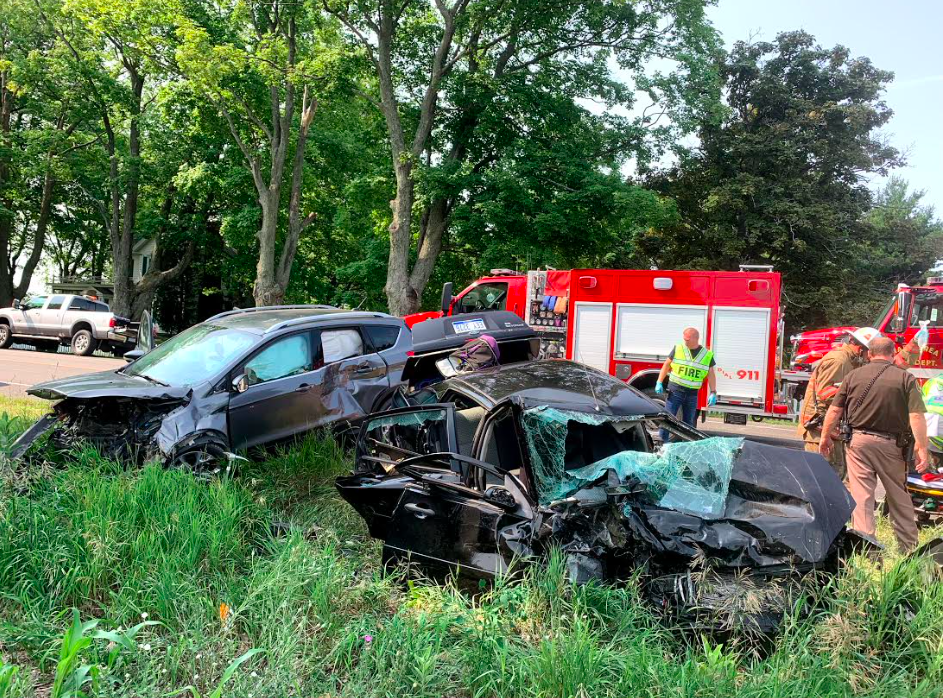 Norton Shores woman critically injured in headon crash